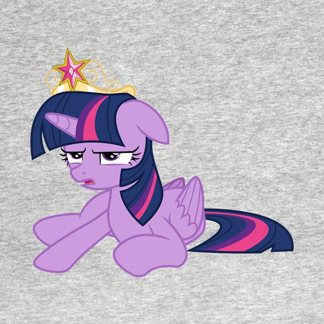 Exhausted Princess Twilight Sparkle by CloudyGlow